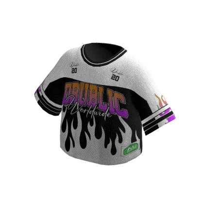 MJ Jersey Boxy White Flame