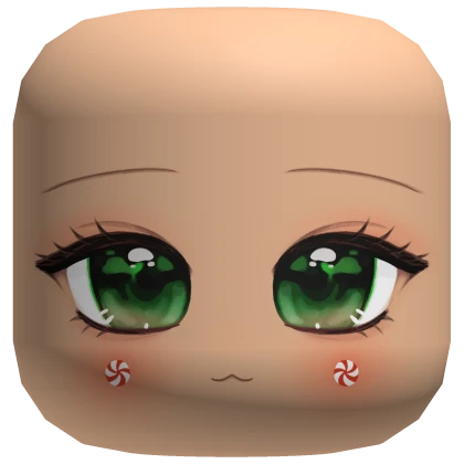 🍀Christmas Decora Face Mask (Apricot)