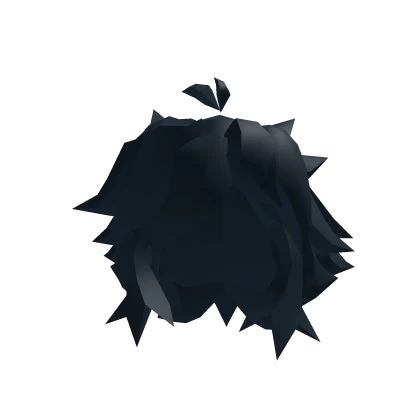 Blocky Short Dark Blue Hair