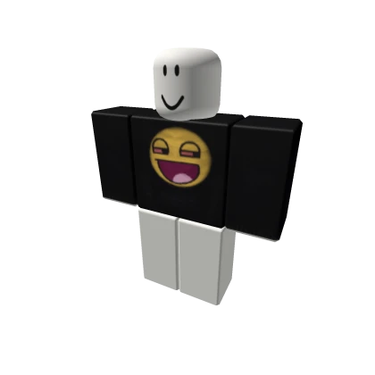 epic face :D happy swag black long-sleeved y2k emo