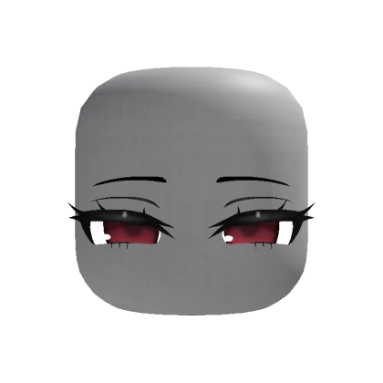 Animated Cute Chibi Tired Sleepy Eyes - Red