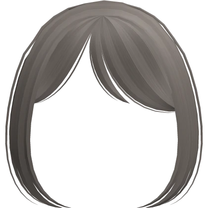 baby side swept bangs in ash