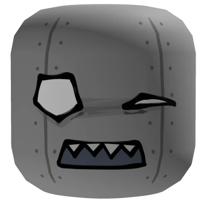 skepitcal robot face (RECOLORABLE EYES)