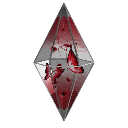 Plumbob Butterfly Garden - Red