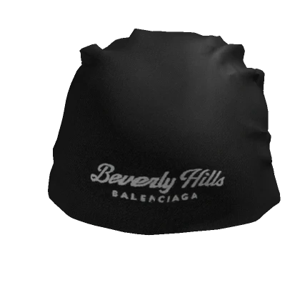 lenciaga beverly hills low ribbed acrylic beanie 