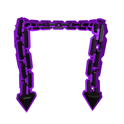 Purple Cartoony Glowing Chain