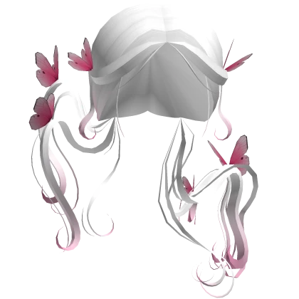 Magical Dark Pink Fantasy Butterfly Hair