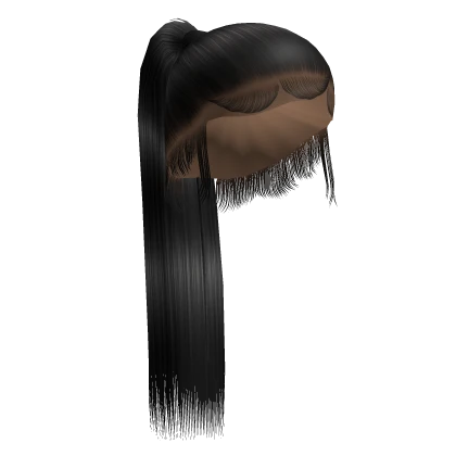 ☆ | Black Sleek Ponytail w/ Edges