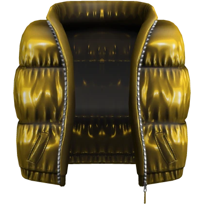 Shiny Puffer Vest Jacket Yellow [1.0]