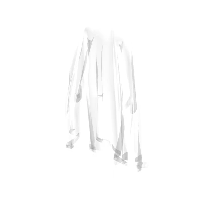 White Transparent Cloak 