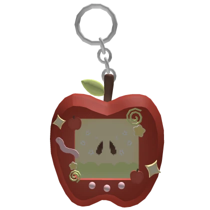 ♬ igari harajuku cute apple tamagotchi keychain