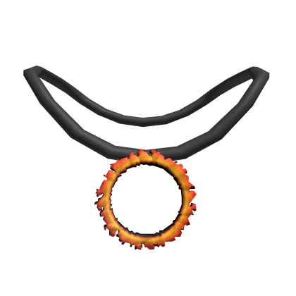 Fire Ring Necklace