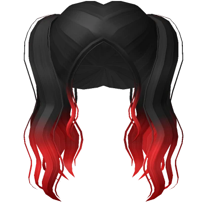 Vampire Queen Wavy Pigtails 