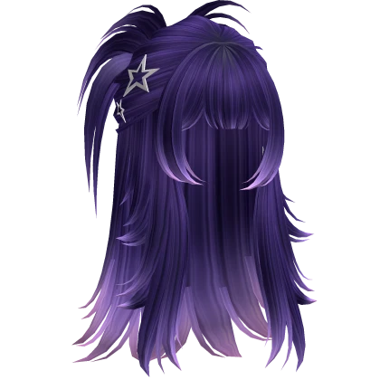 (PBR) ☆ Y2K Spikey Half Up Hair (Galaxy)