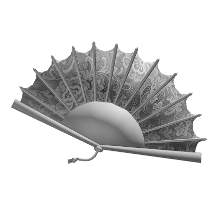 White Lace Fan