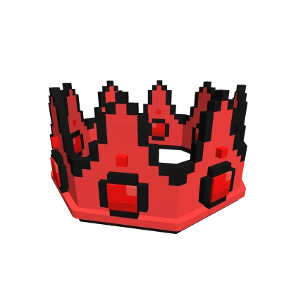 Red Pixel Crown
