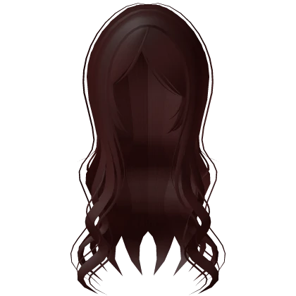  💗 sweet flowy long wavy hair red emo vampire idk