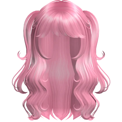 Half-up Ponies Hairstyle Pink