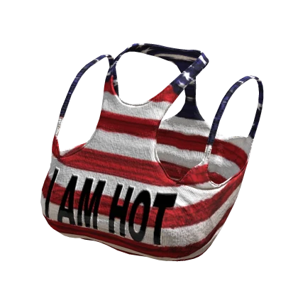 Grunge "IAMHOT" Top | American