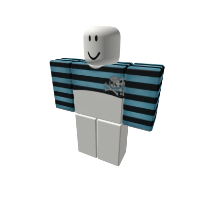 (AG) stripped ice valk blue dh shirt vamp he