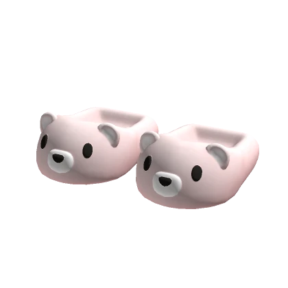 Bear Slippers Pink