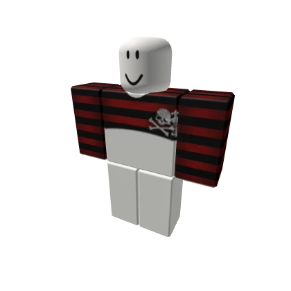 (AG) red vamp shirt stripped red envy dh emo