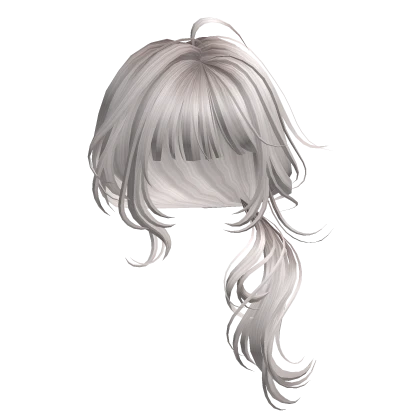 Silver Low Ponytail