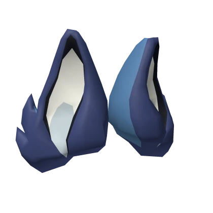 Blue wolf ears