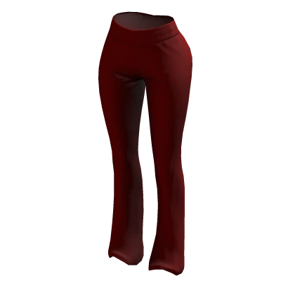 Tracksuit Pants Red Euina Baddie Cozy 2000s Y2K