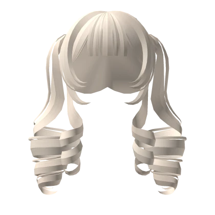 Light Blonde Large Bouncy Curls 