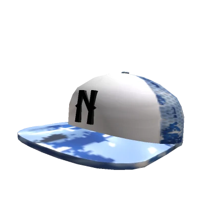 Fresh Blue Trucker Cap (Digital Camo)