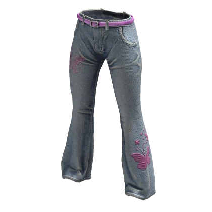 ardor* - cute glitter jeans (light blue)