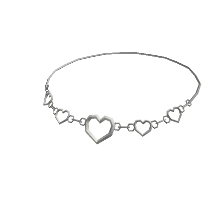 Heart Chain Grunge Necklace