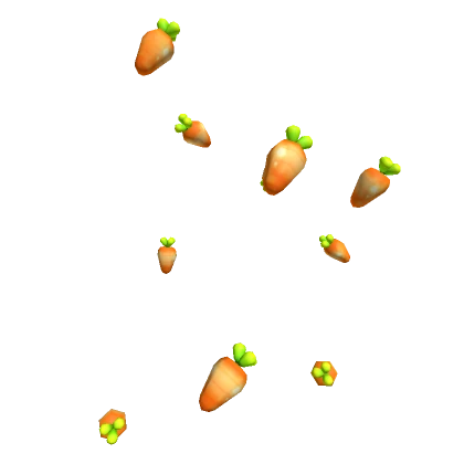 Cute Carrot Confetti Rain