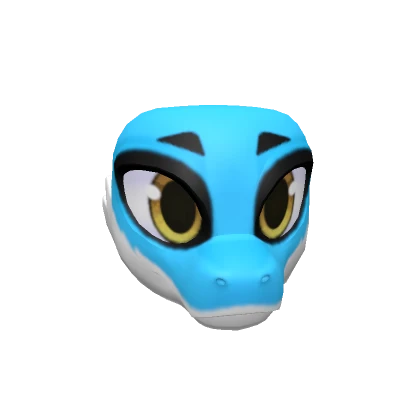 Cyan Kemono Dragon Head