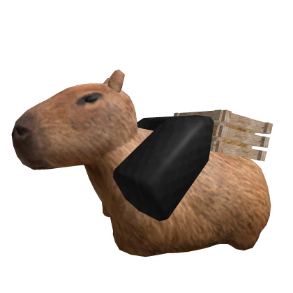 Realistic Capybara Mount w/ Black Pants