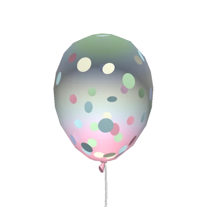 Pastel Confetti Balloon