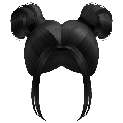 Valley Girl Buns in Black