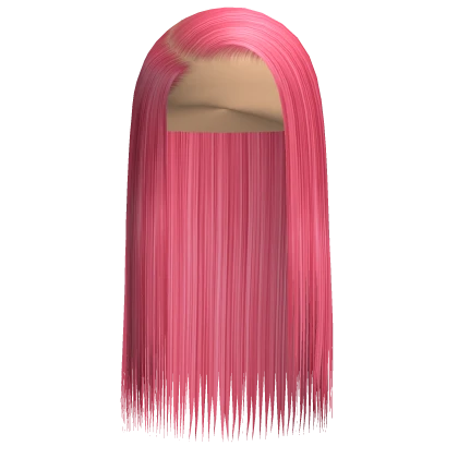 Side Parted Buss Down in Pink