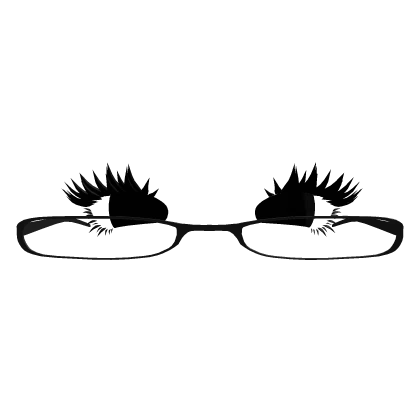 3D Siren Femme Eyes and Eyelashes Set w/ Glasses