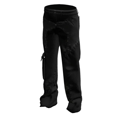 GRUNGE vintage baggy jeans star patchwork