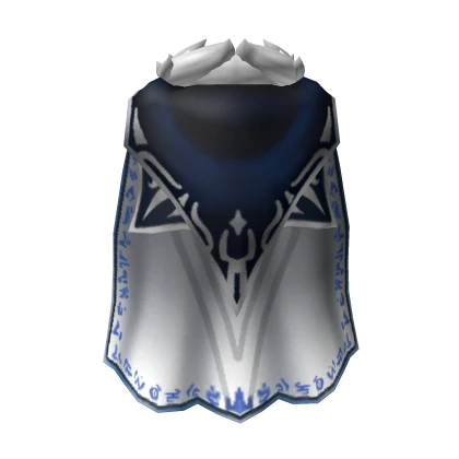 White and Blue Royal Cape