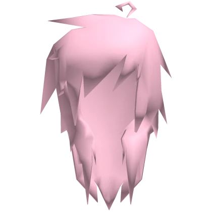 Low Poly Scene Hair (light pink)