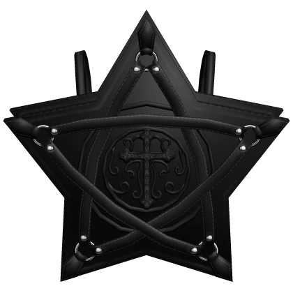 3.0 Gothic Laced Star Cross Backpack Black