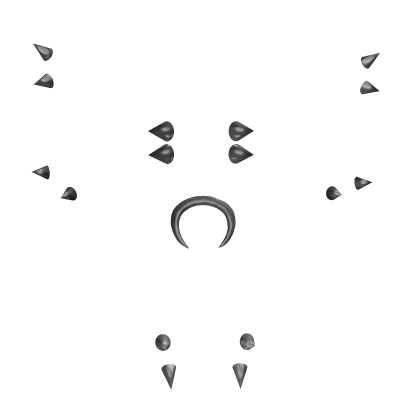 Rockstar Punk Silver Extreme Piercing Set