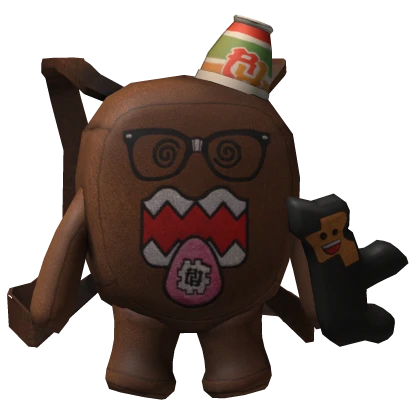 [1.0] GEEKED DOMO Plush Backpack W/ Toy Drako