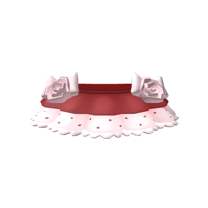 🎀🌼Beautiful Red nymph skirt with roses