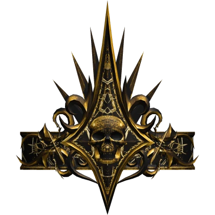 Gold Skullbound Crown