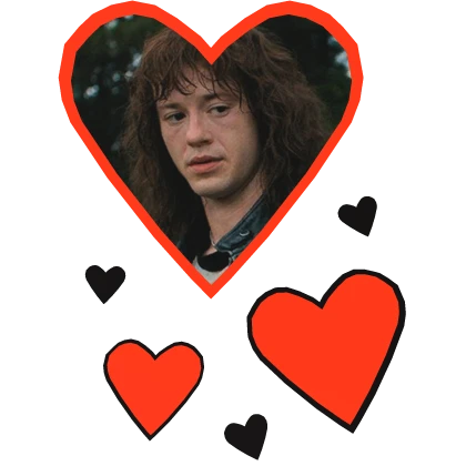 Eddie Stranger Things thinking hearts