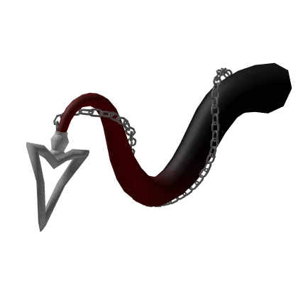 Cute Demonic Chained Tail (Red)